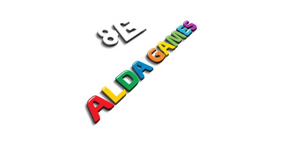 Základní barevné varianty logotypu Alda Games